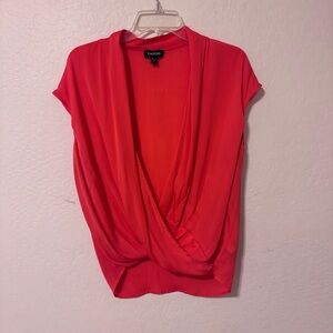 Bebe Women's Vibrant Red Blouse